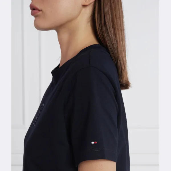Футболка стандартного кроя с аппликацией Tommy Hilfiger, синий — фото 3