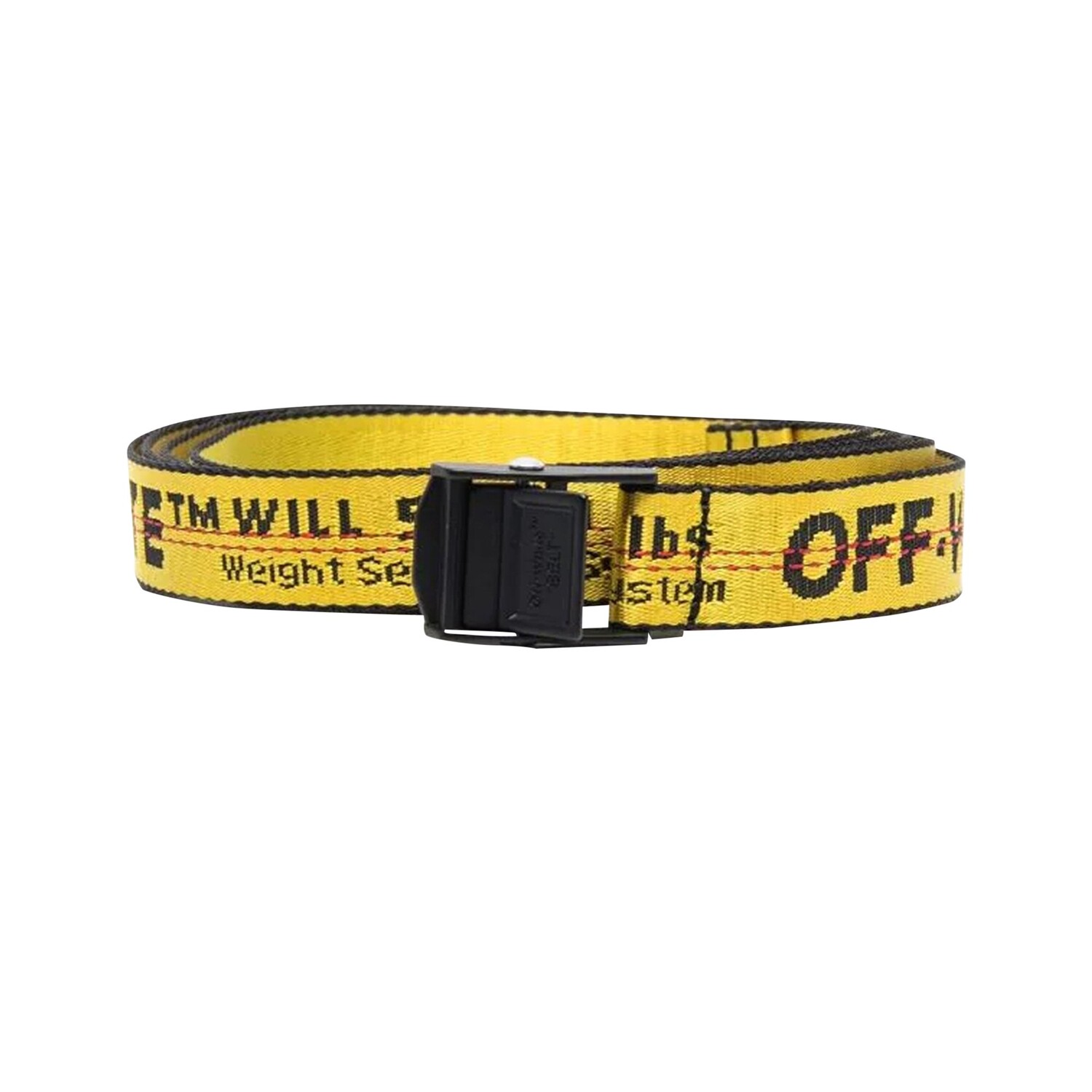 

Off-White Мини-промышленный ремень Желтый/Черный