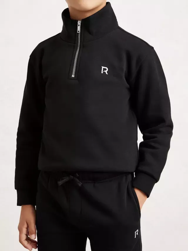 Детский спортивный костюм Sulley из хлопковой смеси Reiss, Black — фото 3