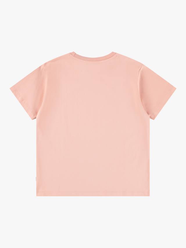 Детская футболка Riley Cotton свободного кроя с принтом Molo, Blushing — фото 2