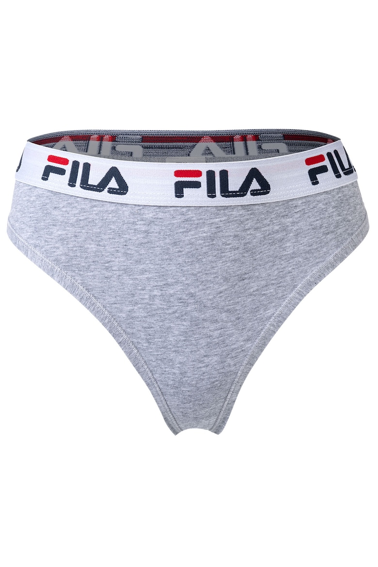 

Стринги с логотипом на талии Fila, серый