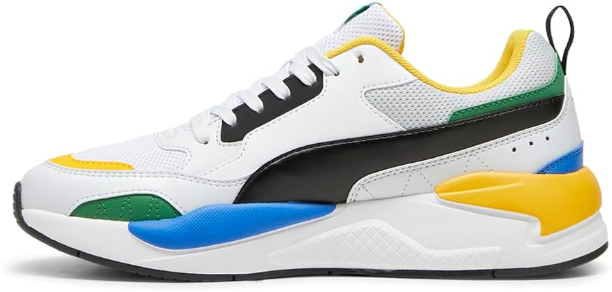 Мужские кроссовки PUMA X Ray 2 Square с шнуровкой, повседневные- белые — фото 3