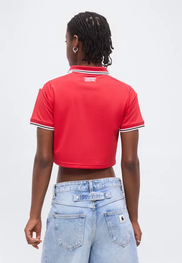 Футболка Manchester United 26/27 Home Crop Club Wear Adidas Performance, красный — фото 3