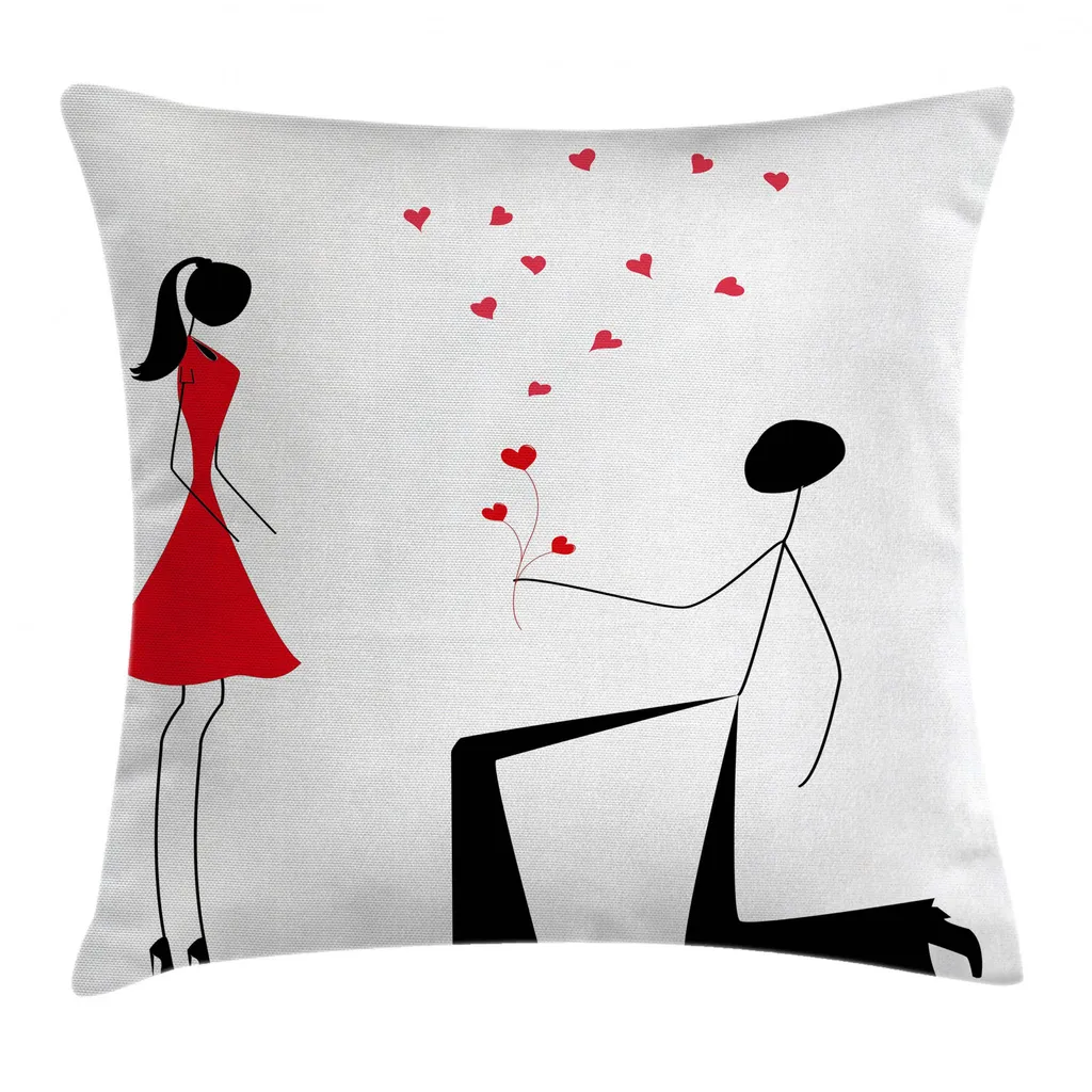 

Чехол на подушку Abakuhaus, белый