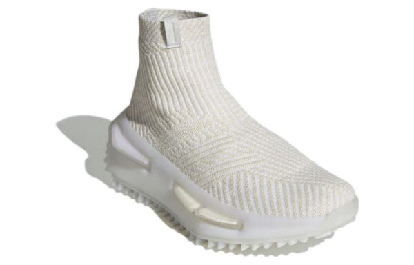 Кроссовки оригиналы nmd_s1 носок Adidas, белый — фото 3