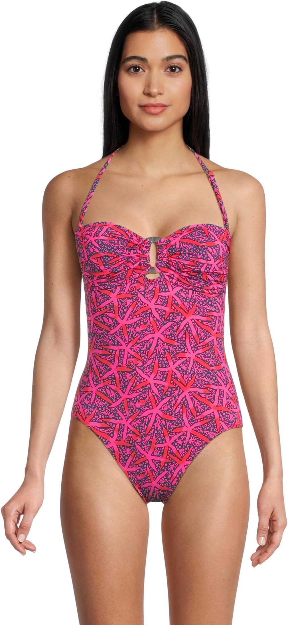 

Купальник Lilly Pulitzer Anneli One-Piece, цвет Passion Fruit Pink Star Searching