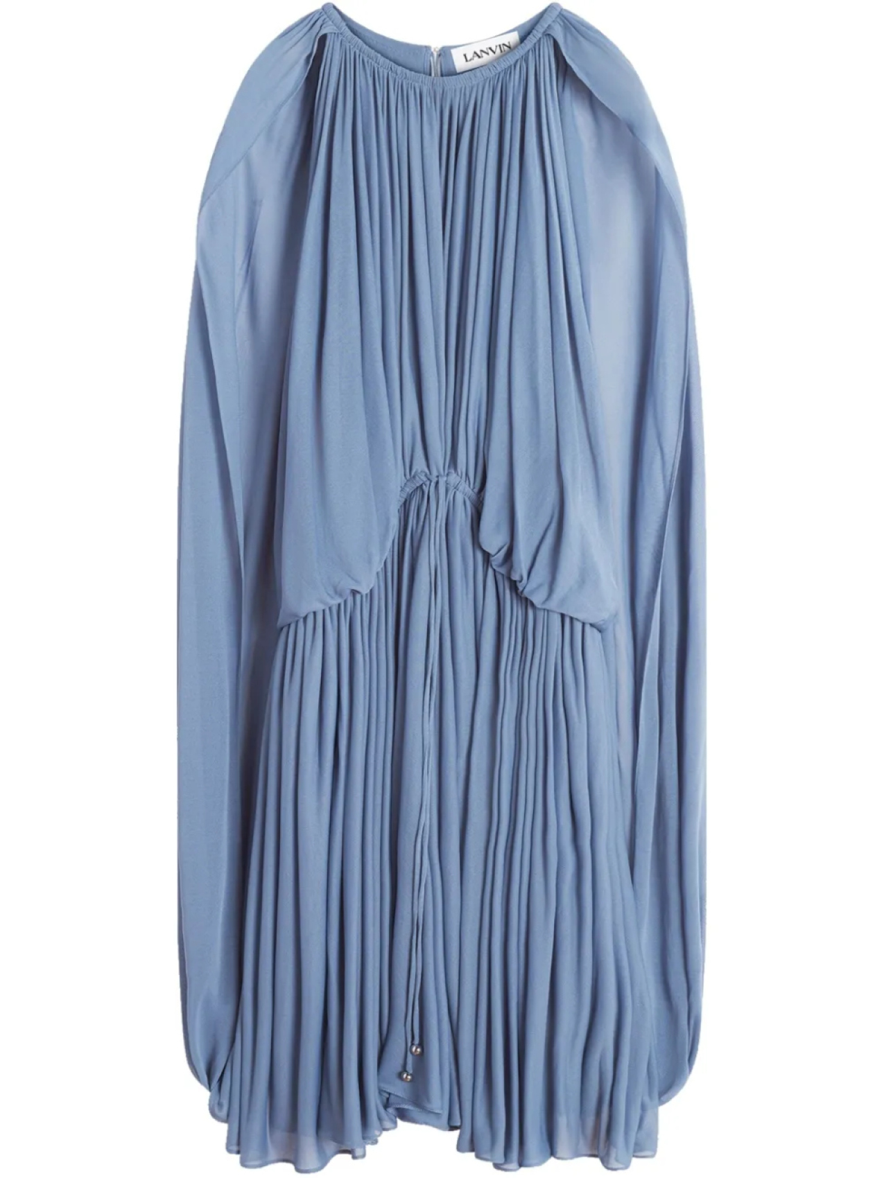 

Платье со складками Lanvin, синий