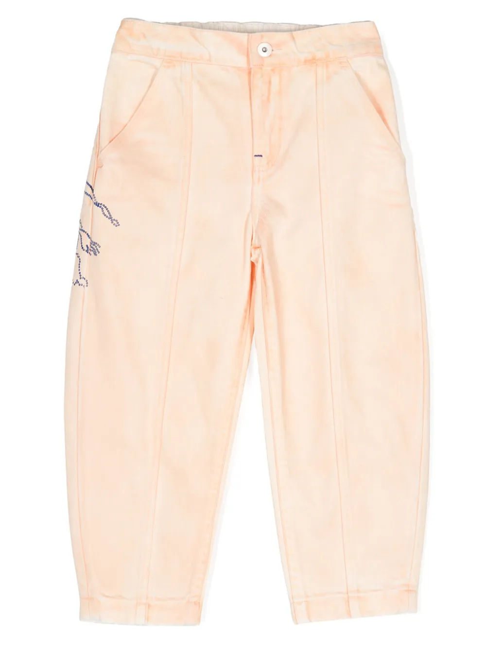 

Зауженные брюки Equestrian Knight BURBERRY KIDS, оранжевый