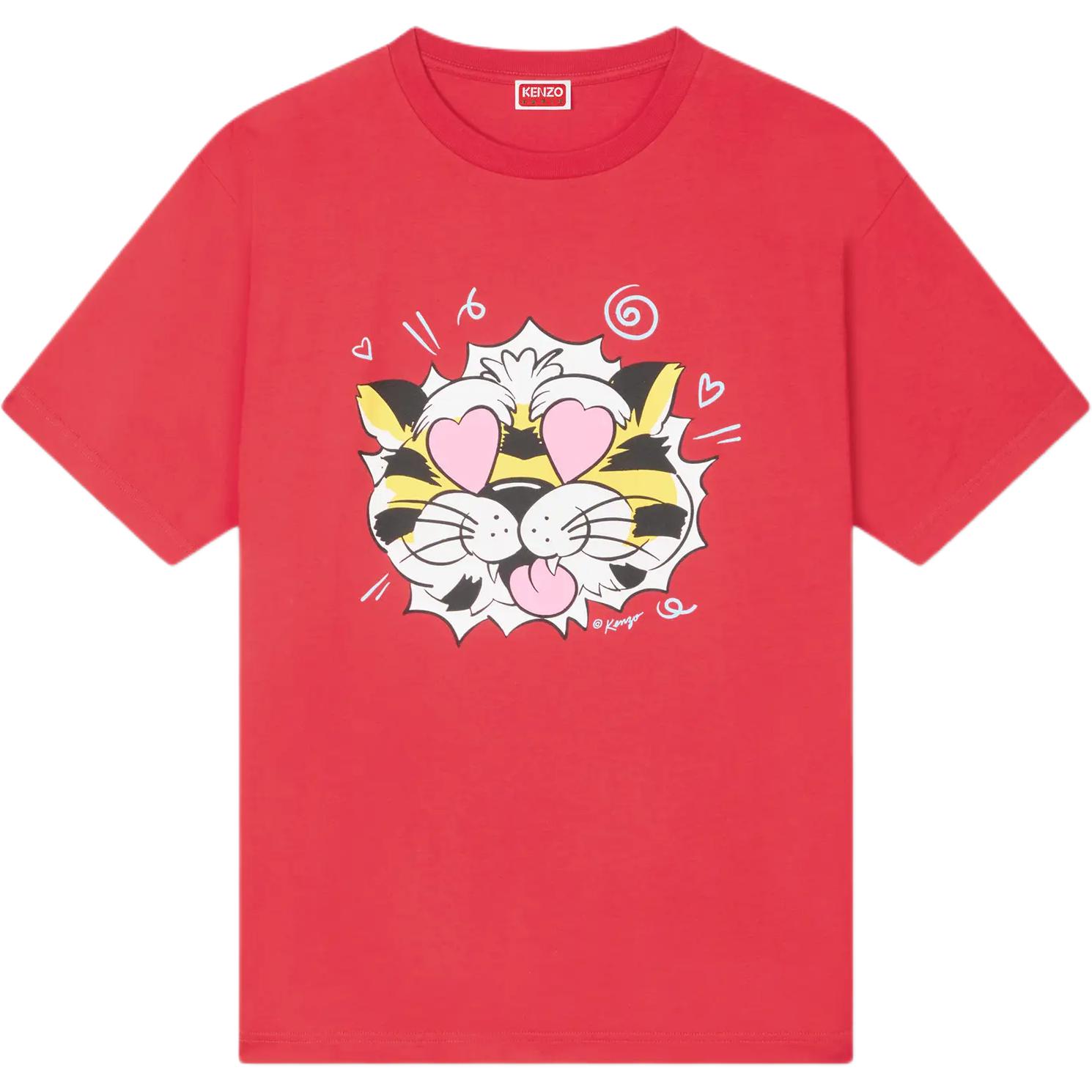 

Футболка с принтом KENZO, cherry красный
