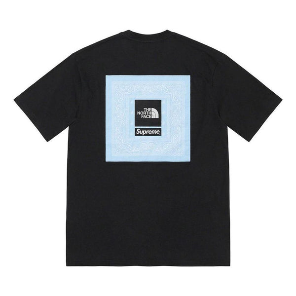 

Футболка Supreme SS22 Week 16 x The North Face Bandana Tee Logo Tee, мультиколор