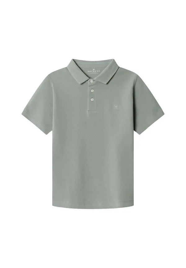 Однотонная рубашка-поло пике ss Hackett London, Sage Green