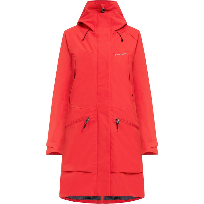 

Coat ilma wns parka 8 Didriksons, красный
