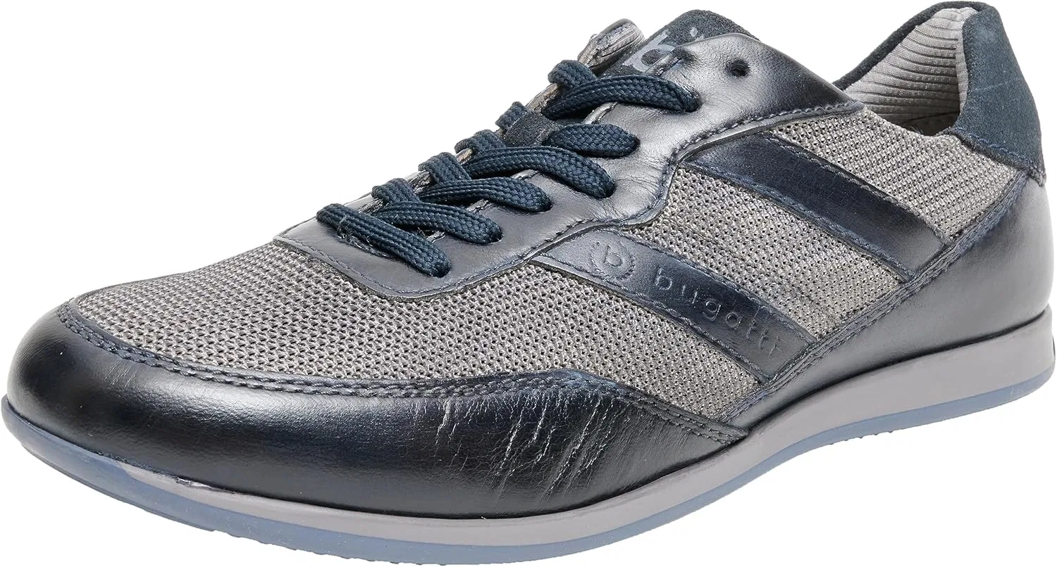 Мужские туфли Bugatti Tomeo Eco на шнуровке, Dark Blue Light Grey