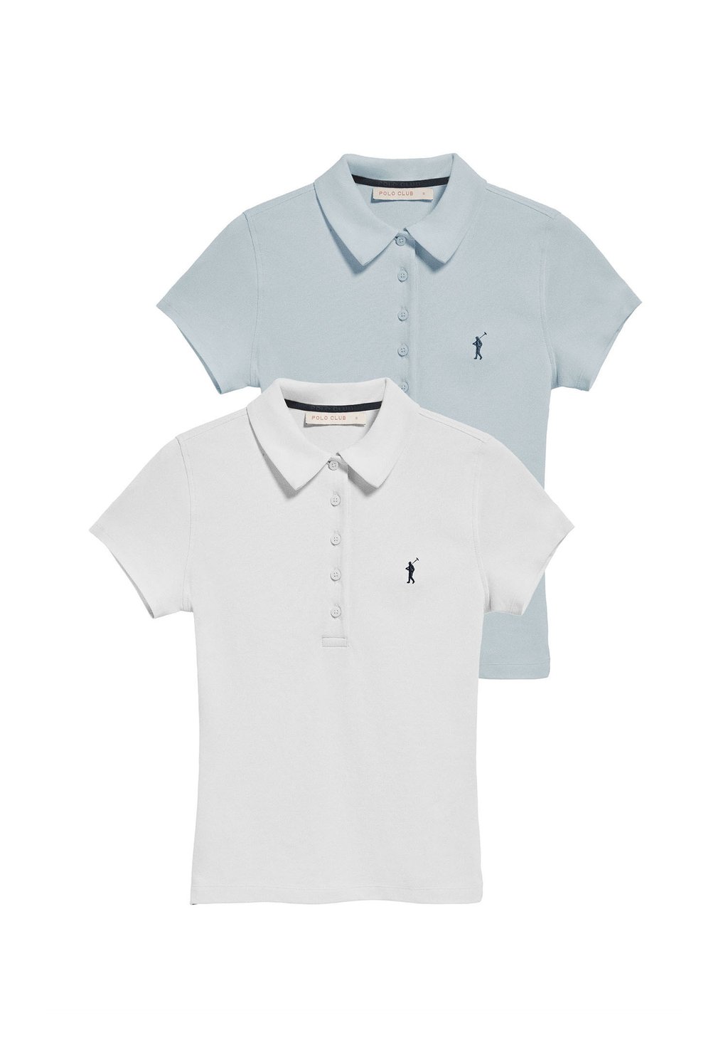 

Поло SLIM FIT DOUBLE PACK Polo Club, белый