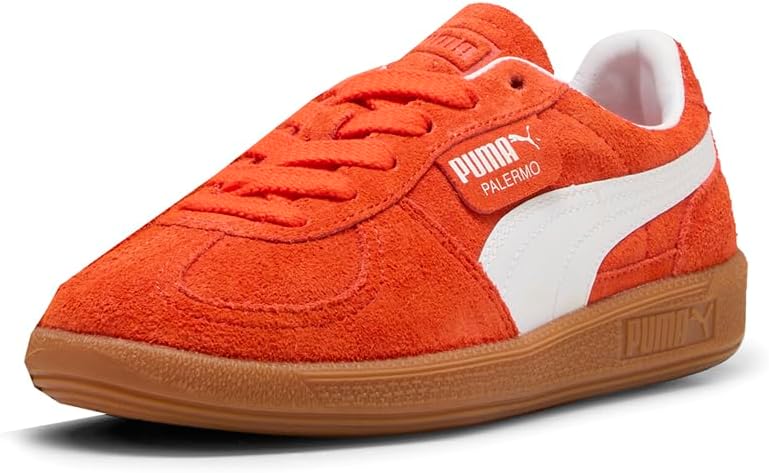 Кроссовки Puma Boys Palermo (Big Kid), белый/красный — фото 3