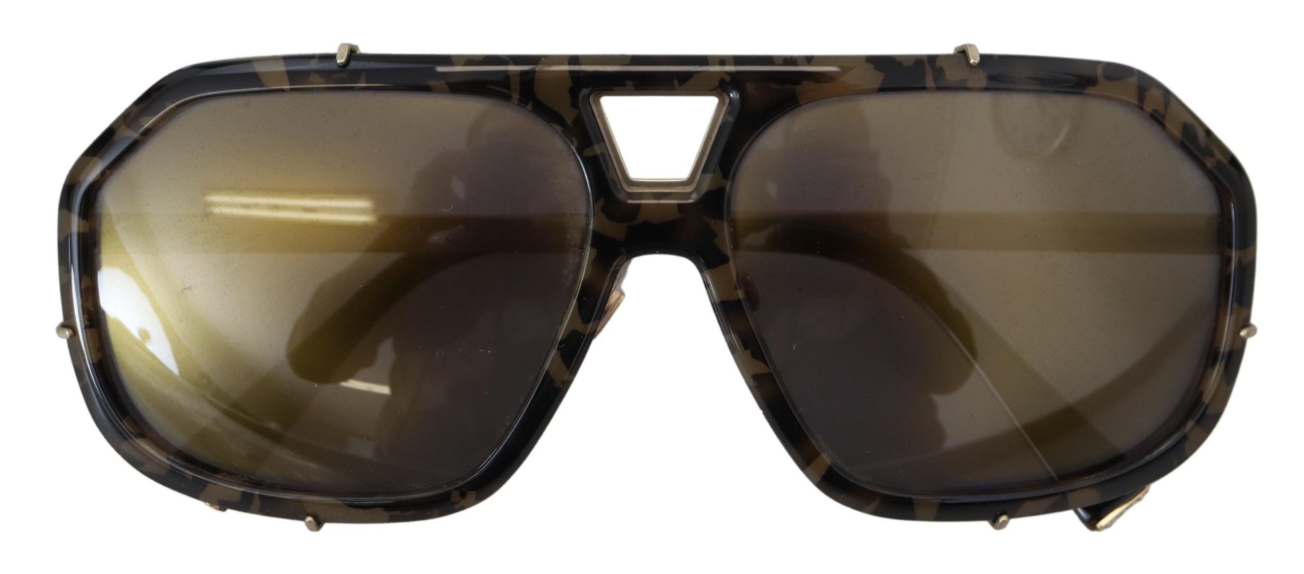 

Солнцезащитные очки Chic Camo в металлической оправе Dolce & Gabbana, коричневый