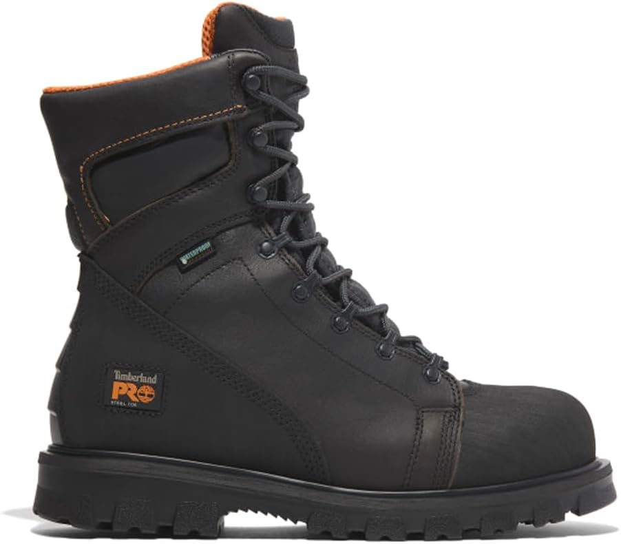 

Мужские индустриальные ботинки Timberland PRO Endurance высотой 20 см с стальным носком, устойчивые к проколам, утепленные и водонепроницаемые, черный/коричневый