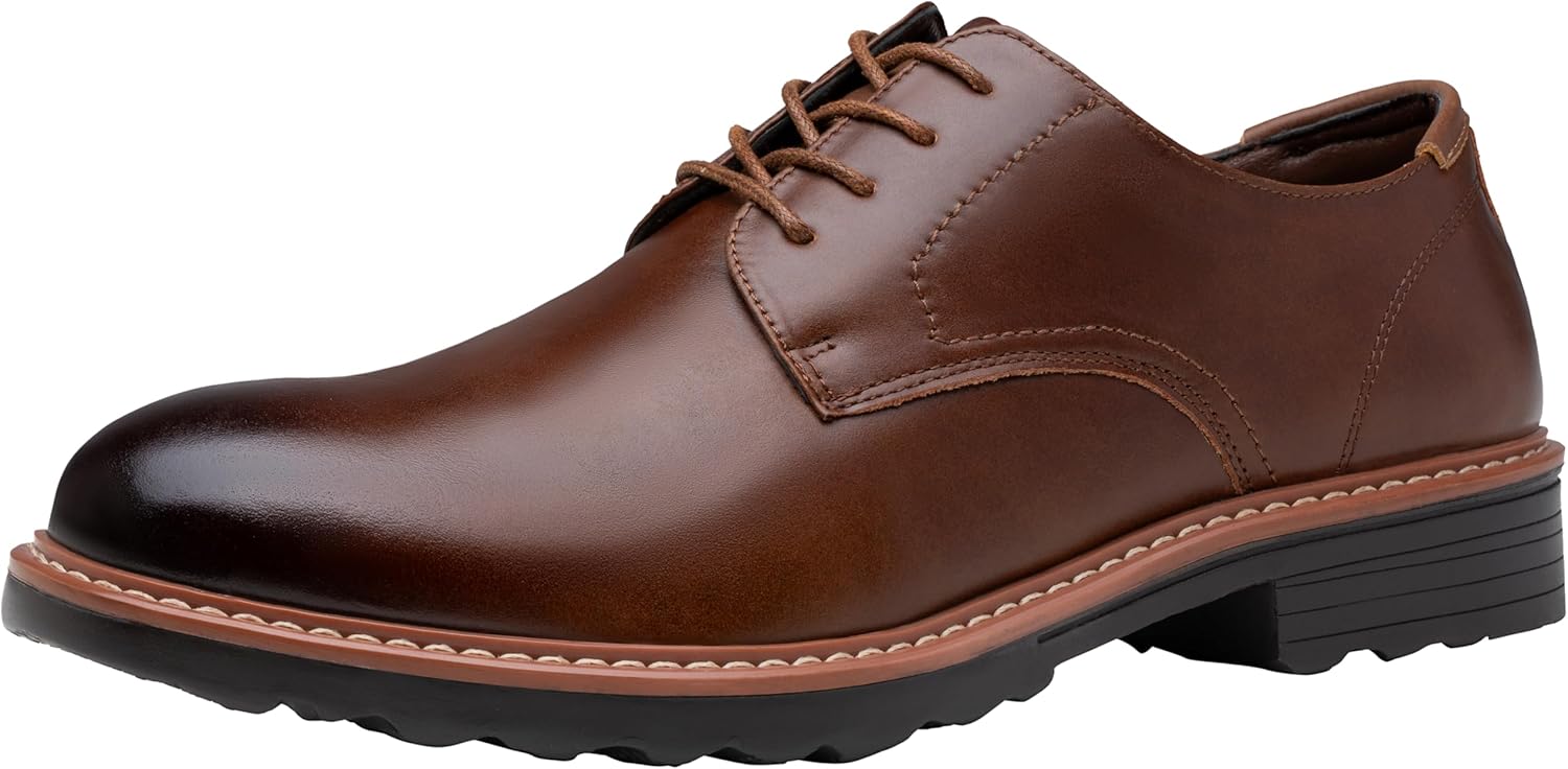 

Мужские классические туфли Jousen Ретро повседневные туфли для мужчин, коричневый