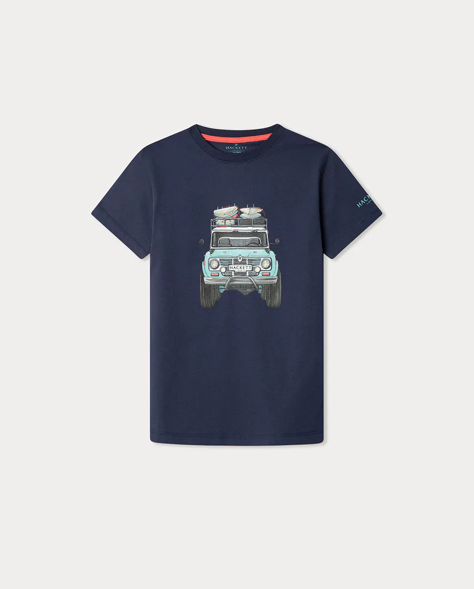 

Футболка для мальчиков Hackett Truck, тёмно-синий