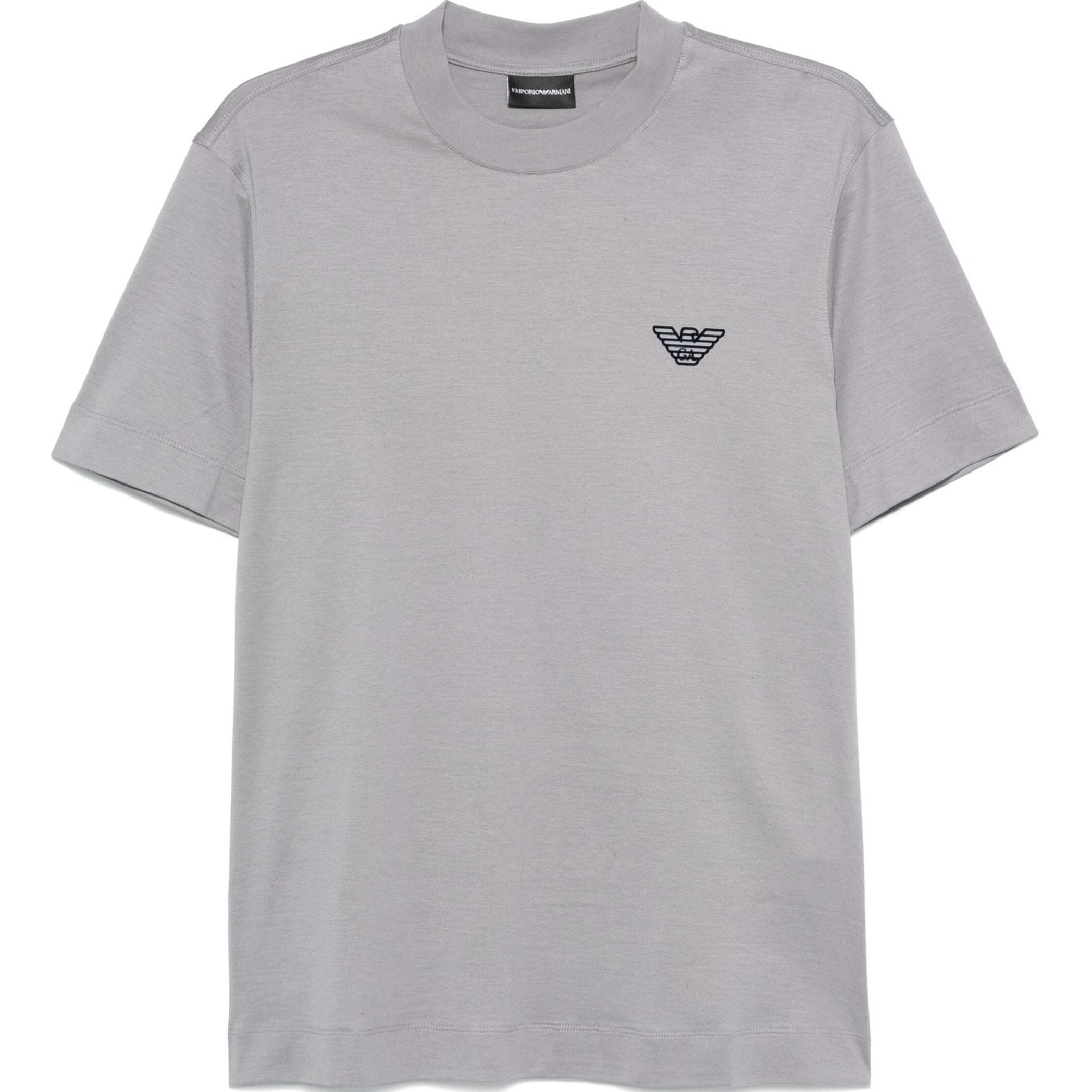 

Футболка с логотипом EMPORIO ARMANI, серая
