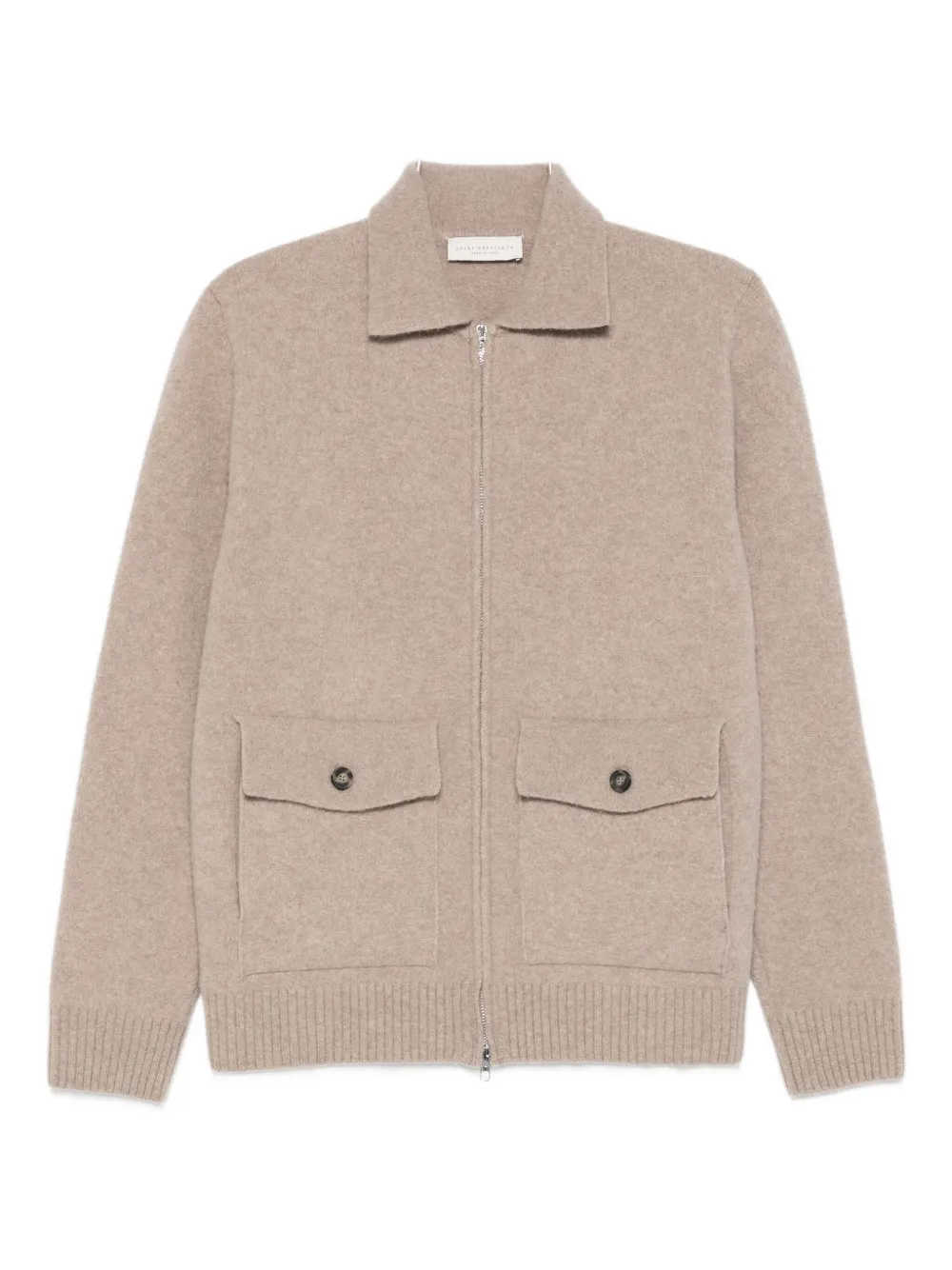 

Кардиган на молнии Luigi Gentile, бежевый