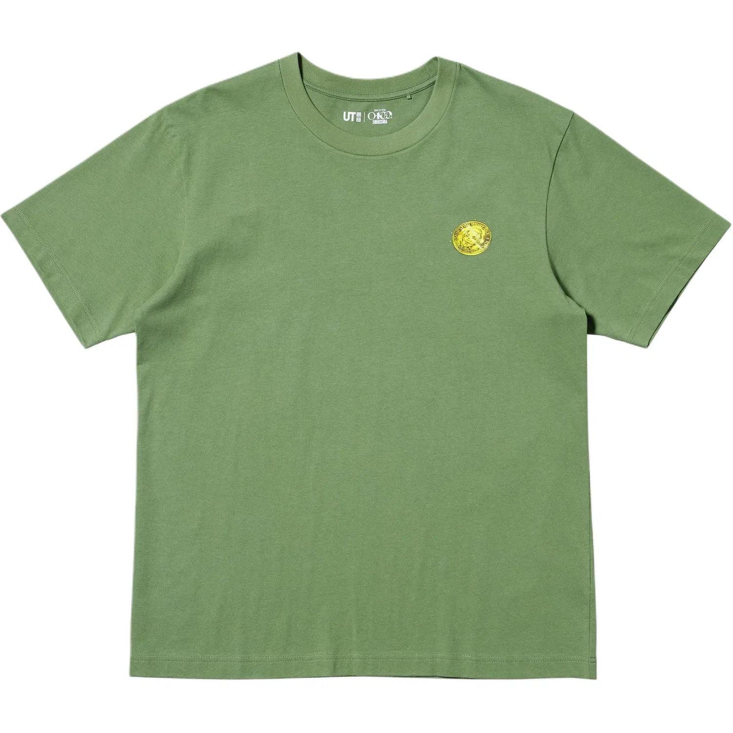Футболка x JIYINGSHE, LIANMINGKUAN Shueisha Collaboration SS26 Unisex UNIQLO, Green