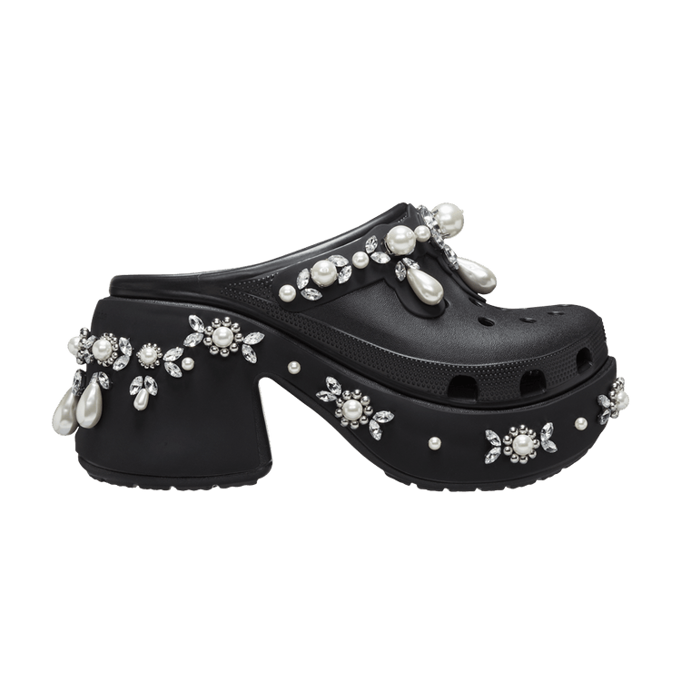 

Сабо Simone Rocha x Siren Spiked Clog 'Black', черный