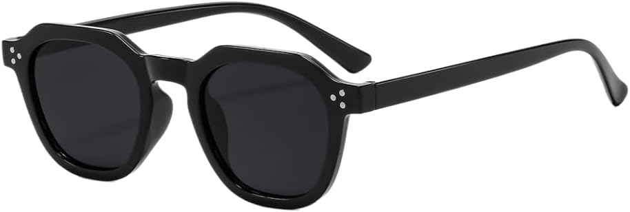 

Винтажные квадратные солнцезащитные очки для женщин и мужчин – ретро-очки с толстой оправой, модные солнцезащитные очки UV400 для активного отдыха на природе MAZNVISO, Black