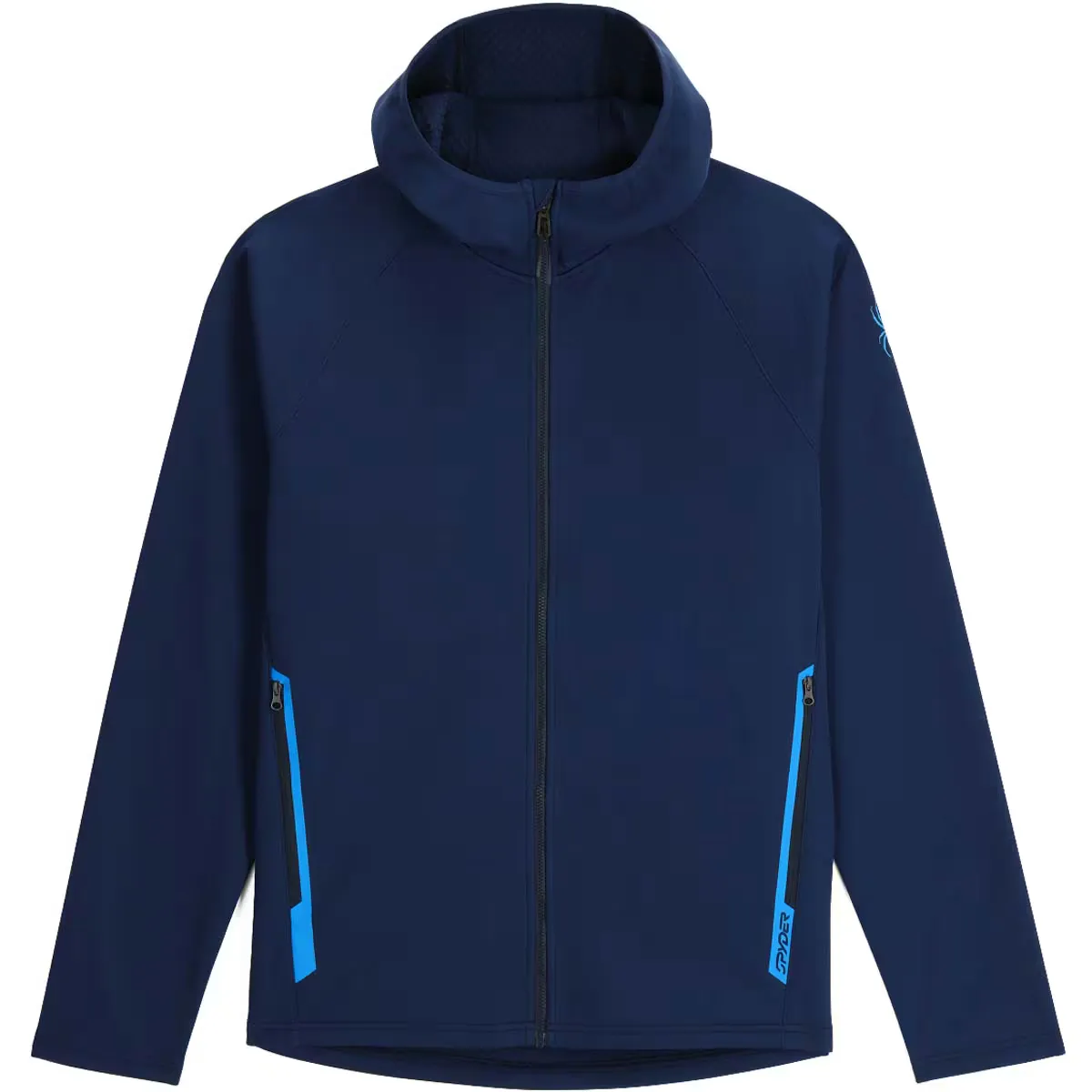 

Толстовка мужская Gridweb Shellfleece Spyder, темно-синий