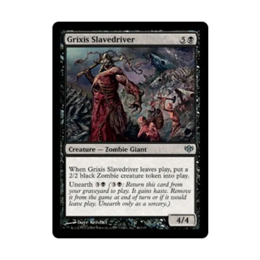 

CCG Рабовладелец Гриксис (U) (фольга), MTG - Conflux