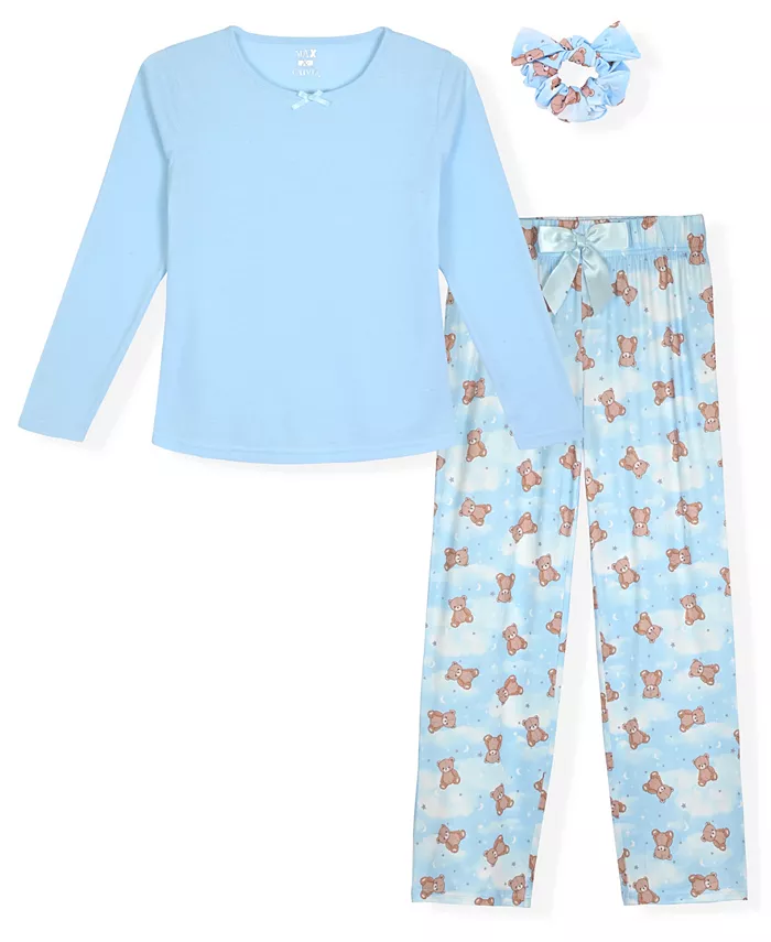 

Маленькие и большие девочки 3-предметный комплект пижамы с принтом Max & Olivia