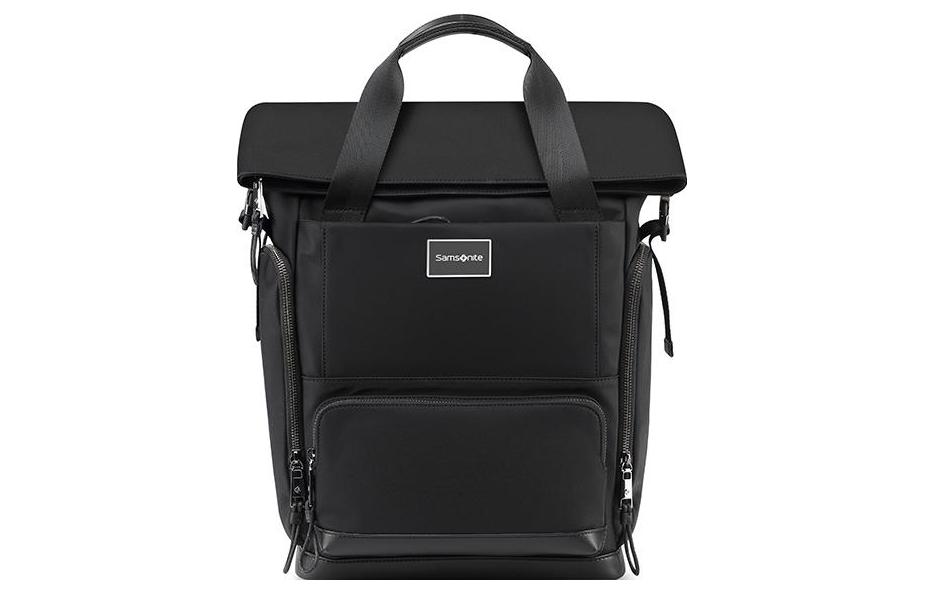 

Samsonite Черный унисекс рюкзак среднего размера из ткани