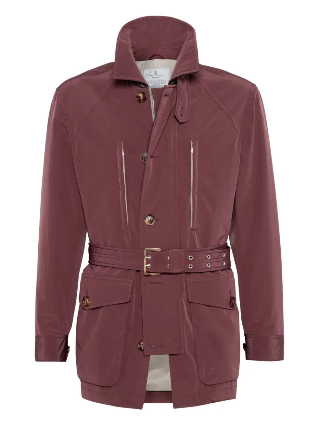 

Brunello Cucinelli куртка с поясом, красный