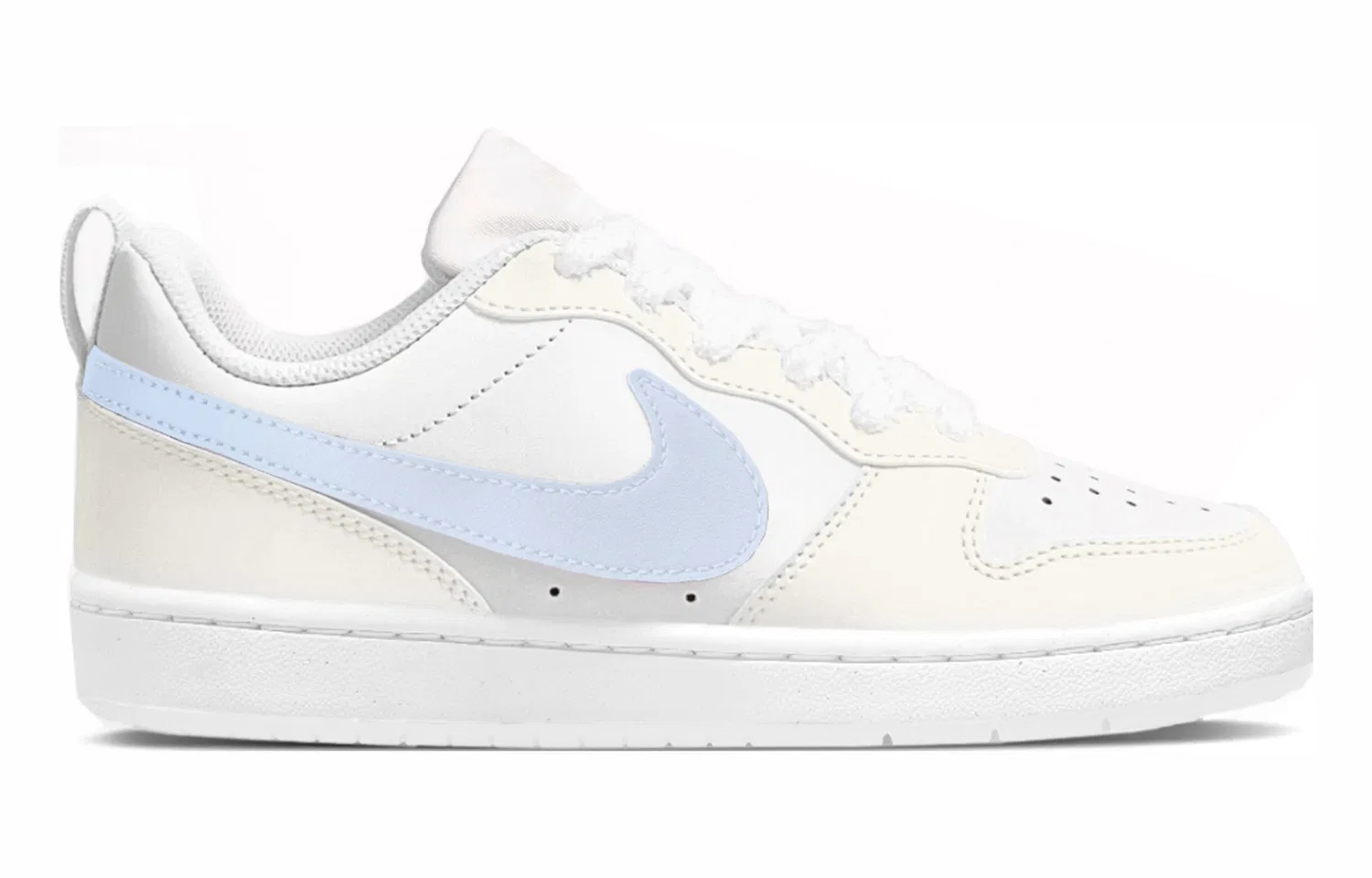 Кроссовки для скейтбординга Court Borough Low top Kids' Skateboarding Shoes Blue Teenagers Nike, Yellow — фото 3