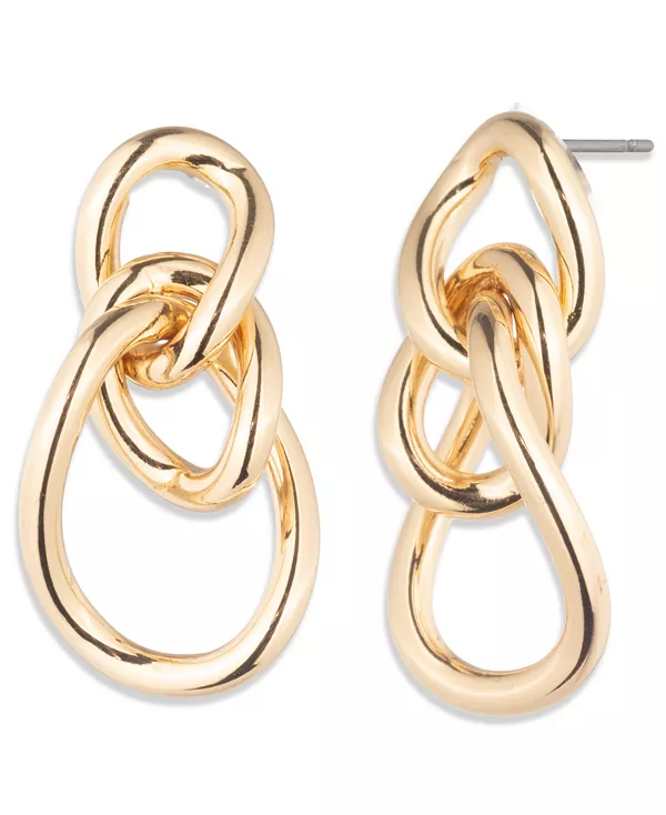 

Серьги-Подвески с открытыми звеньями золотистого оттенка Lauren Ralph Lauren, gold