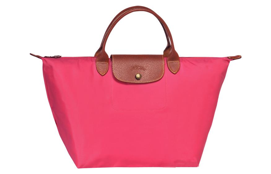 

Сумка Le Pliage из полиамида "Дампинг" среднего размера, женская, красная LONGCHAMP