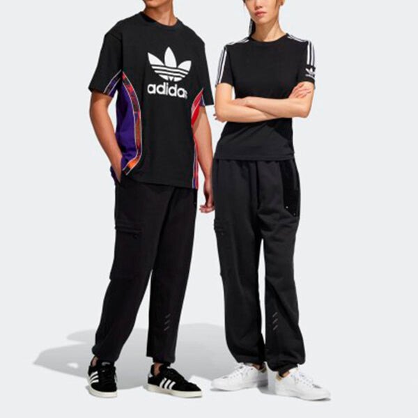 Спортивные штаны adidas originals x melting sadness Crossover Series Casual Splicing Sports Pants/Trousers/Joggers Black, мультиколор — фото 2