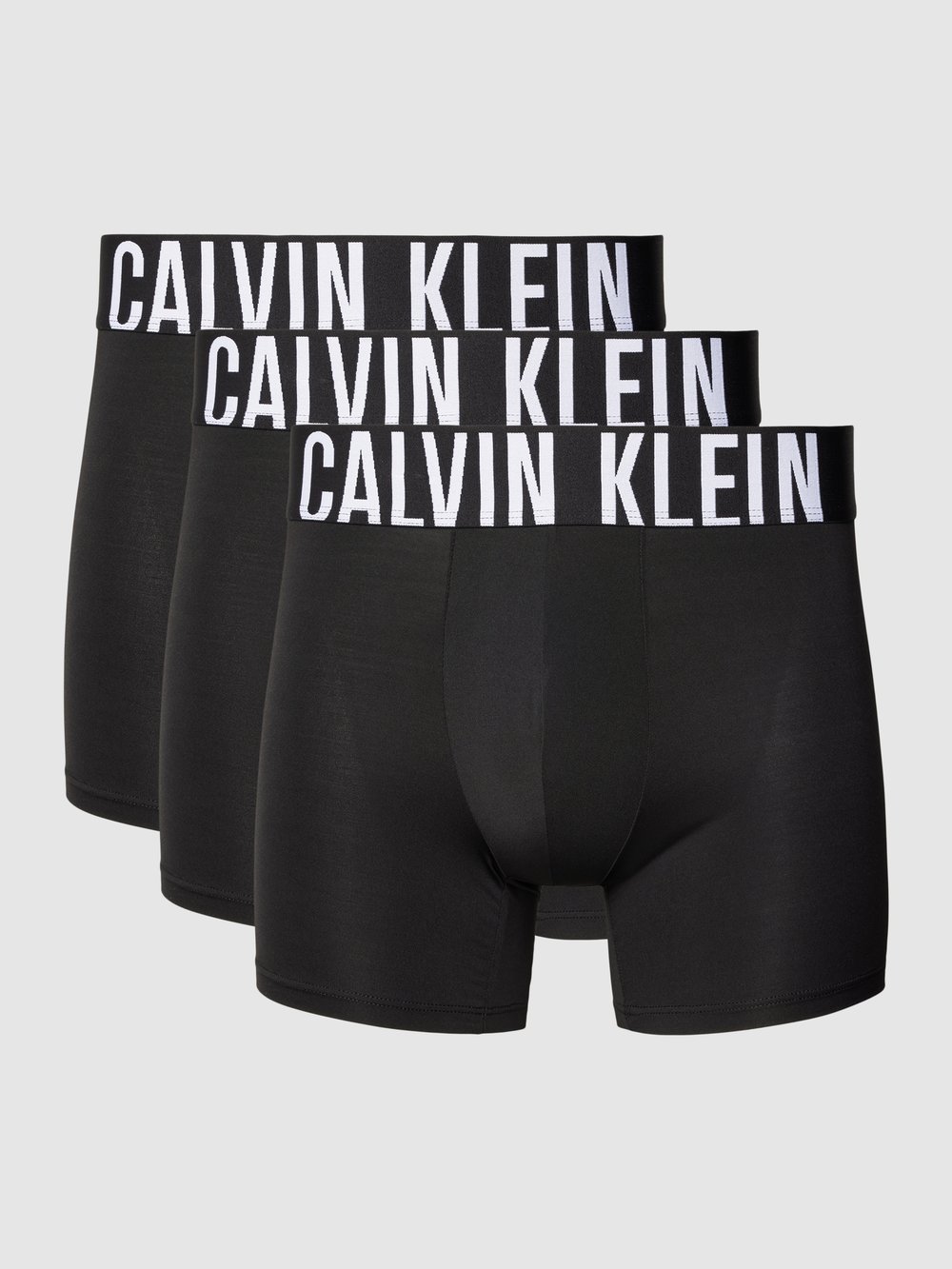 

Боксеры с эластичным поясом и логотипом в упаковке 3 шт Calvin Klein Underwear, черный