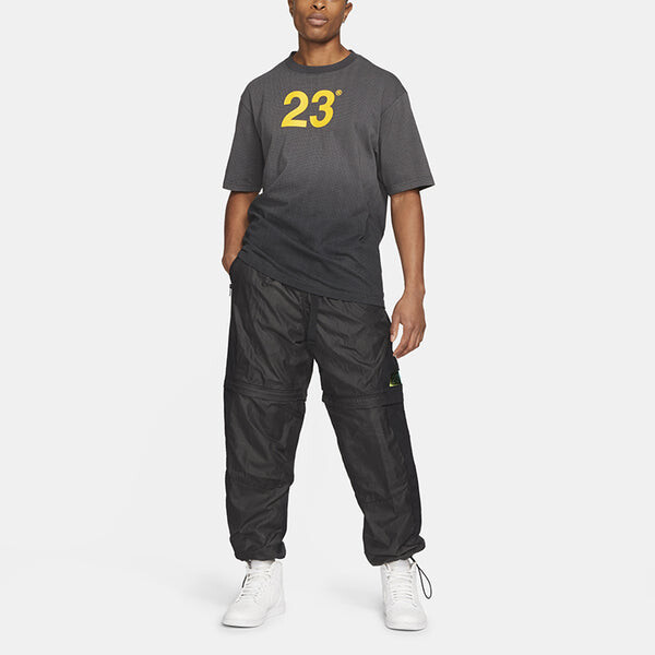 Спортивные штаны Air Jordan 23 Engineered Convertible 2-In-1 Removable Checkered Sports Trousers For Men Black, черный — фото 3