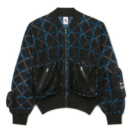 

Куртка ma-1 bomber multiple pockets knit aviator jacket black Nike, черный