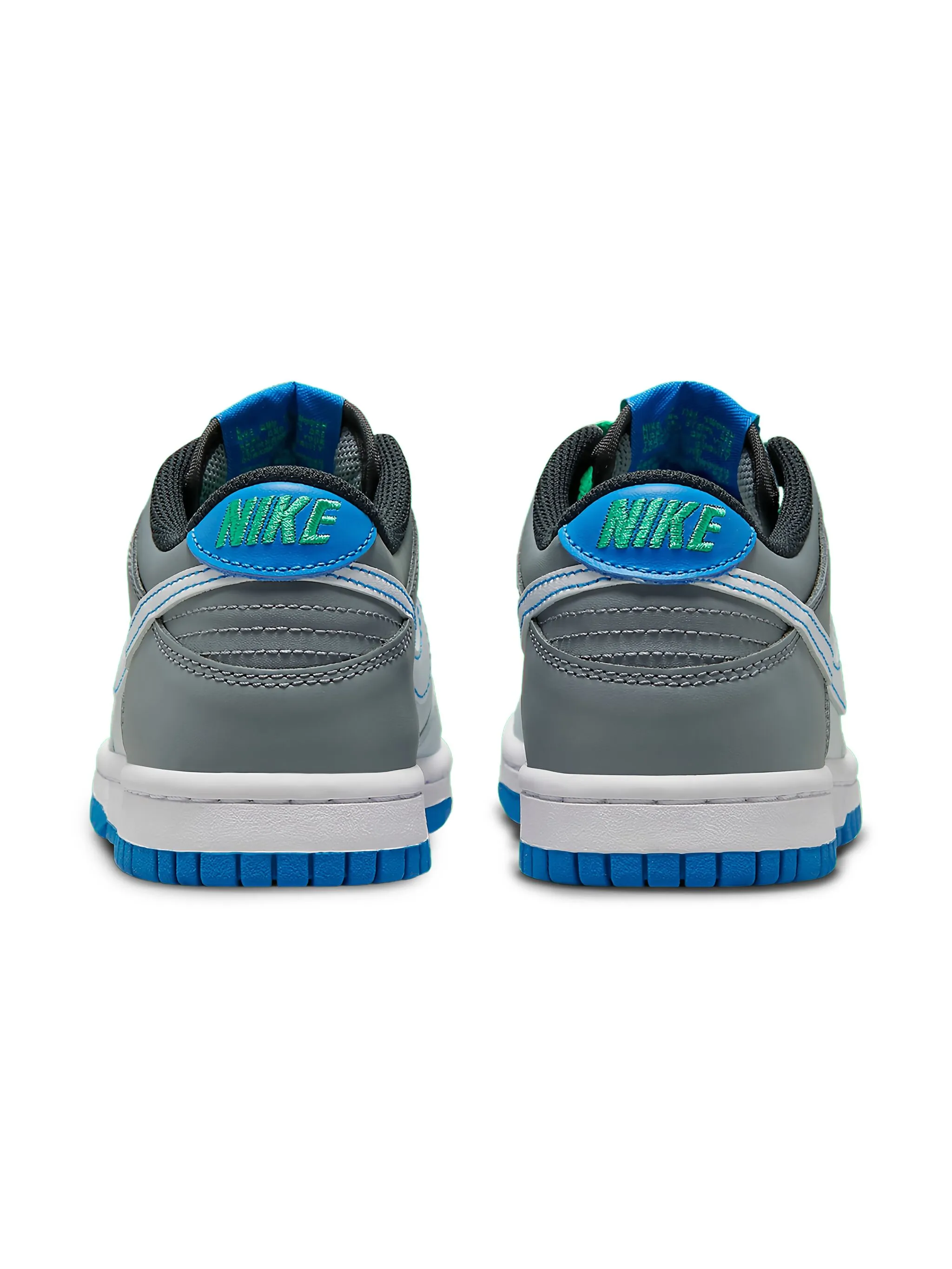 Кроссовки Dunk Low Pure Platinum/Photo Nike Kids, серый — фото 4