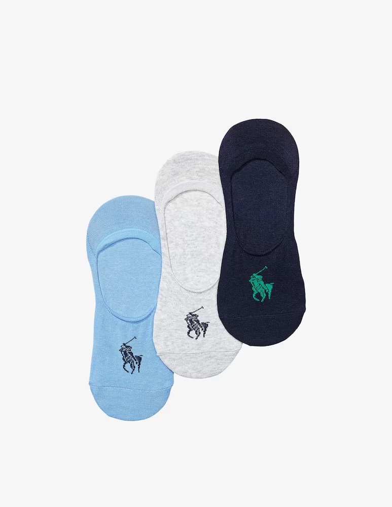 Носки в рубчик из египетского хлопка Polo Ralph Lauren, черный — фото 4