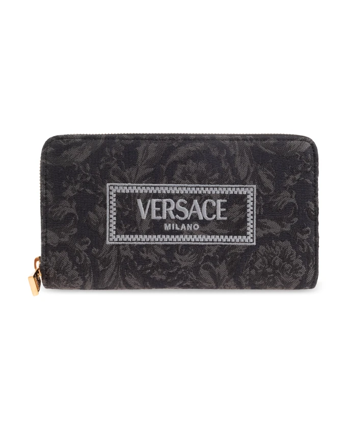 

Кошелек с логотипом Versace, серый