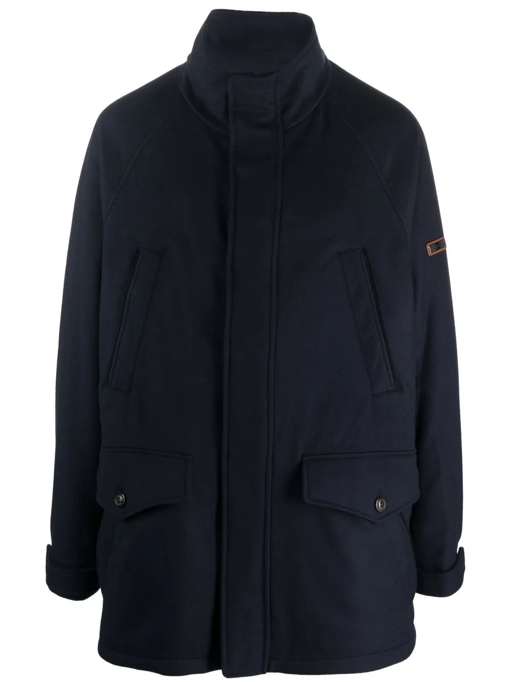 

Парка из смесовой шерсти Ralph Lauren Purple Label, синий