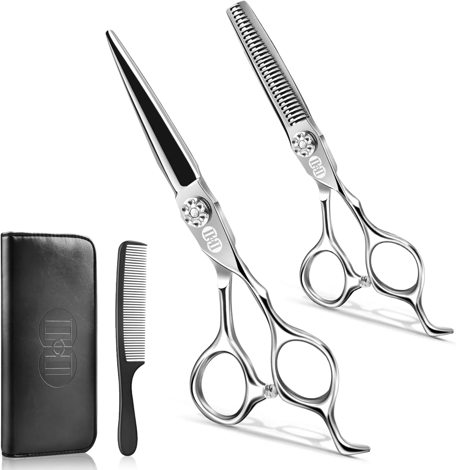 Набор профессиональных парикмахерских ножниц 6.7 дюймов от CIICII Ciicii, Silver Hairdressing Scissors