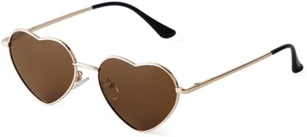 

Модные металлические солнцезащитные очки с розовым сердечком для женщин и мужчин, стильные очки с синими линзами в форме океана, солнцезащитные очки для женщин MTZJH, C7