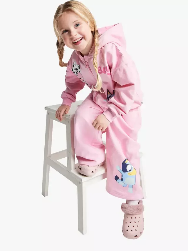 Детский хлопковый комплект Brand Thread Bluey: футболка и шорты, разноцветные Brand Threads, Pink — фото 3