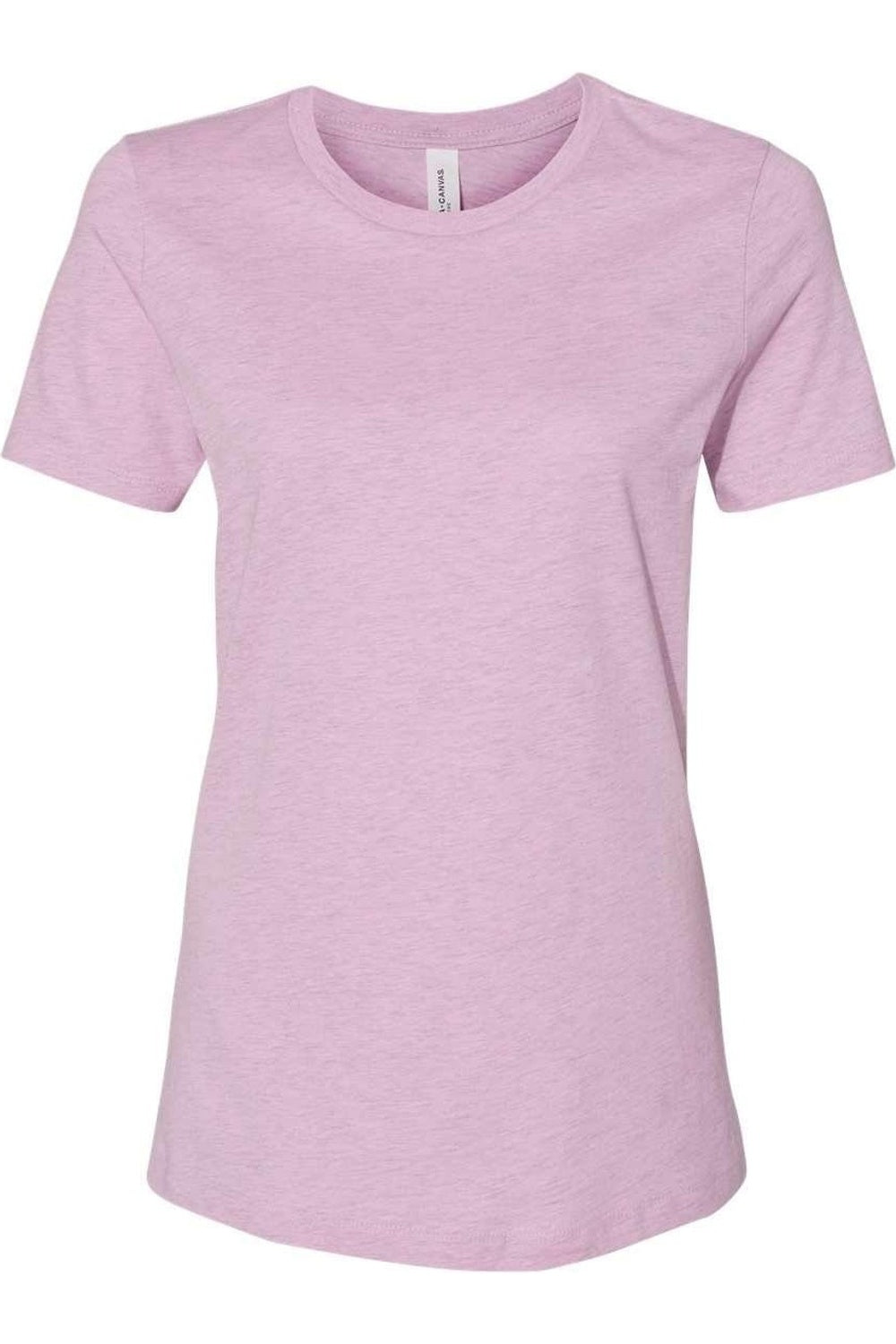

Женская свободная футболка BELLA + CANVAS Heather CVC, цвет heather prism lilac