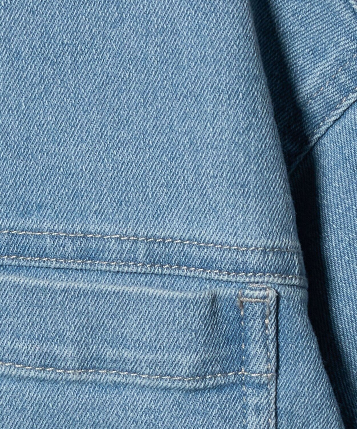 Джинсовая блузка/Детская стрейч 100-160 см UNITED ARROWS green label relaxing, LT.BLUE — фото 4