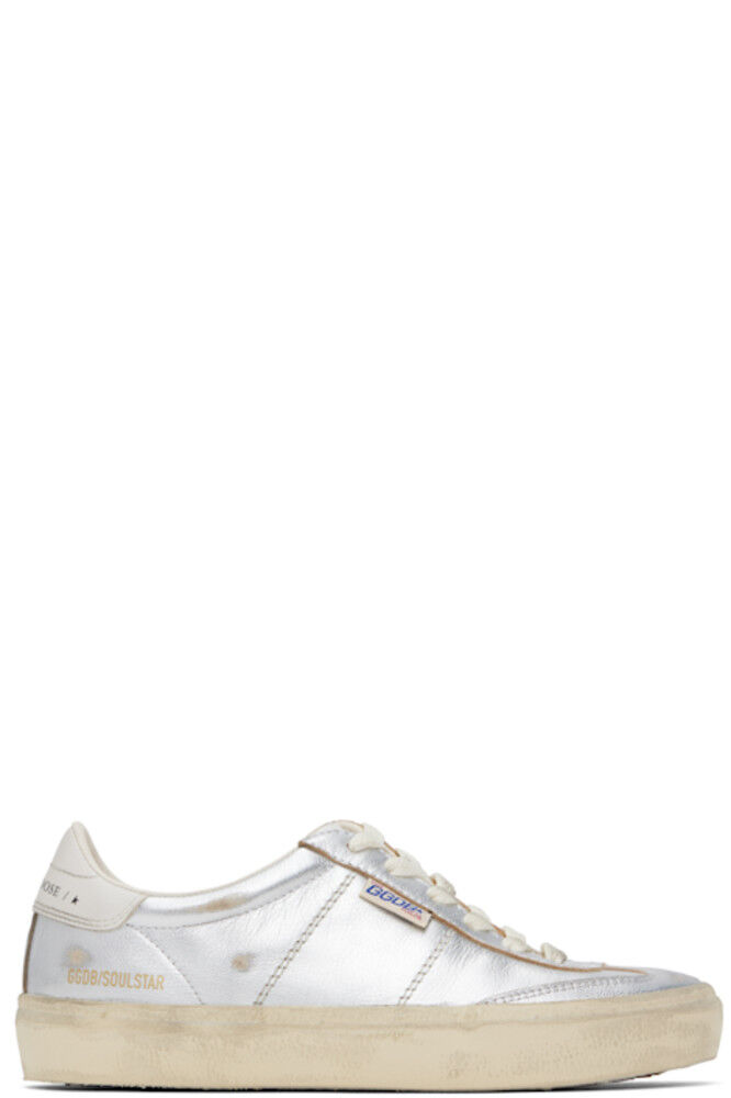 Серебряные кроссовки Soul Star Golden Goose